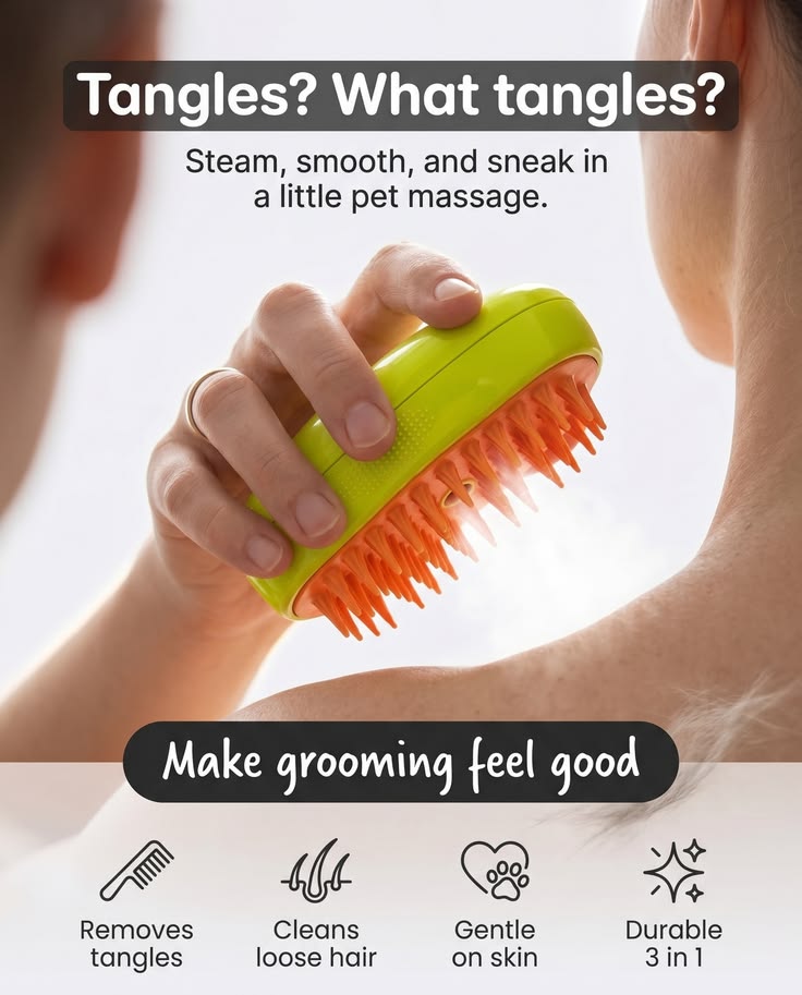 Your Pet’s New Favorite Spa Brush 🐾✨